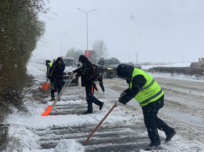 抗風(fēng)雪、保暢通，好通戰(zhàn)斗持續(xù)中